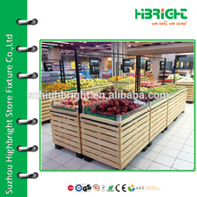 supermarket vegetable display stand and holder
